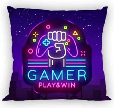 Gamer Sierkussenhoes - Dubbelzijdig - 40 x 40 cm