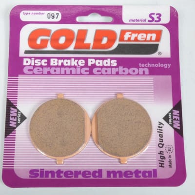 Gold Fren remblok voor motorfiets Cagiva 125 Roadster 1996 tot 1997, nieuw