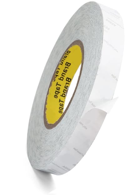 Dubbelzijdige Transparante Plakband 50 m x 12 mm - Dunne Hechtband voor Scrapbooking en Creatieve Projecten