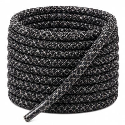Hypedpair Wandel-/Bergschoen Veters - Ronde schoenveters - Reflecterend - 120 CM - Zwart
