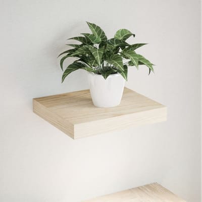 vidaXL - Wandschap - 23x23,5x4 - cm - bewerkt - hout