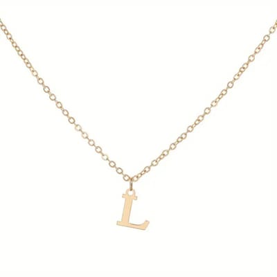Bovista Ketting - Dames - Staal - Nep zilver - Met Hanger - Nep Goud - L