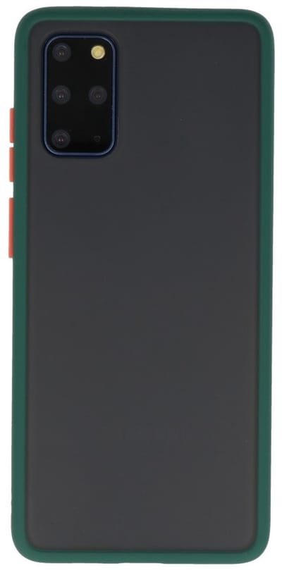 Hoesje Geschikt voor de Samsung Galaxy S20 Plus - Hard Case Backcover Telefoonhoesje - Donker Groen