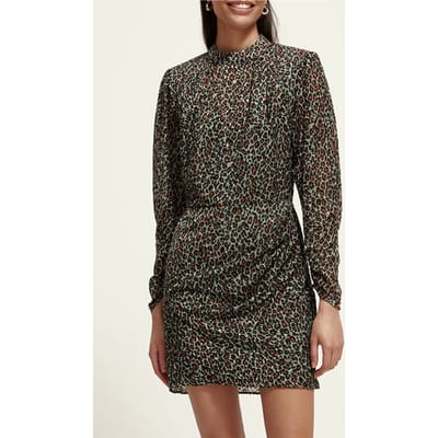 Scotch & Soda Mock Neck Mini Dress With Open Back Detail Creatures Of The  Maat: 34 | Mini Jurken Outlet | Dames