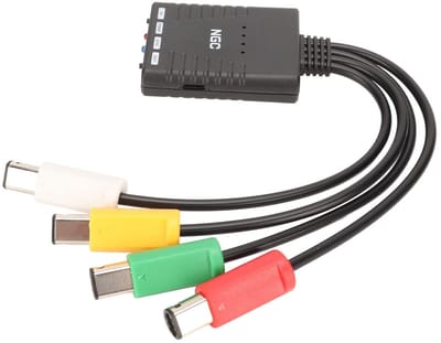 Allecto - Gamecube-adapter - Draadloze Controller-adapter - Voor meerdere spelers - Compacte vormgeving - Geschikt voor Gamecube - Voor Switch Pro