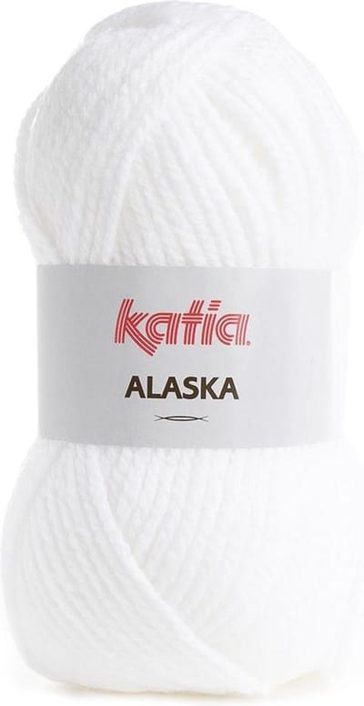 Katia Alaska - 01 wit - Acryl Garen