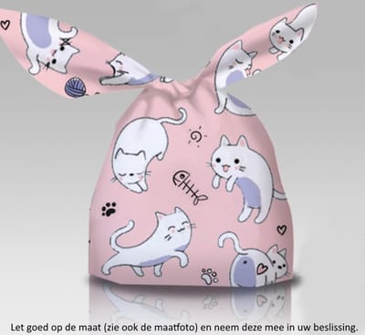 10x Uitdeelzakjes Katten 10 x 17 cm - Cellofaan Plastic Traktatie Kado Zakjes - Snoepzakjes - Koekzakjes - Koekje - Cookie Bags - Verjaardag - Kat - Poes - Cat