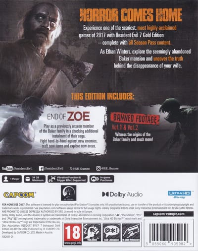 Resident Evil Biohazard - Gold Edition PS5