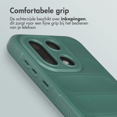 imoshion Hoesje - Geschikt voor OnePlus 15 - EasyGrip Backcover - Donkergroen