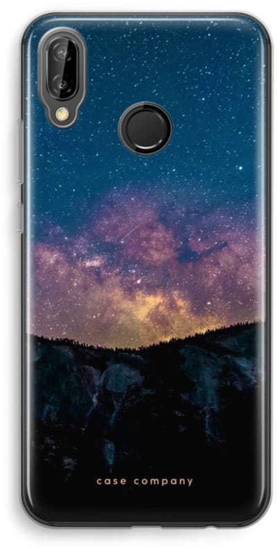 Case Company® - Hoesje geschikt voor Huawei P20 Lite hoesje - Travel to space - Soft Cover Telefoonhoesje - Bescherming aan alle Kanten en Schermrand