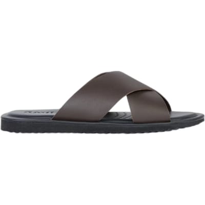 GEOX ERICE HEREN Sandalen - DONKERE HUIDSKLEUR - Maat 39