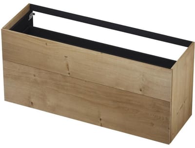 INK - Onderkast 2 Laden Push To Bestaande Uit: - 1400x450x650 Mm - Ash Grey Fineer