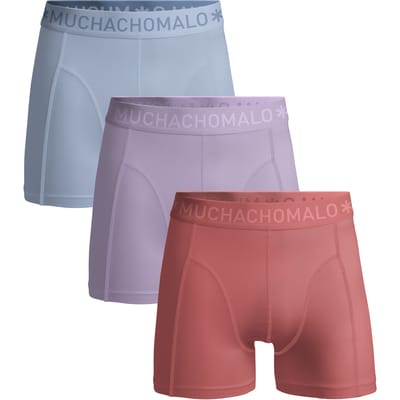 Muchachomalo Heren Boxershorts - 3 Pack - 95% Katoen - Ademend - Onderbroeken Heren - Normale Lengte