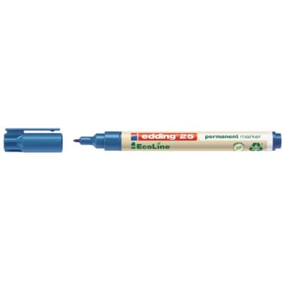 edding 25 EcoLine Permanent Marker Rond 1 mm Blauw