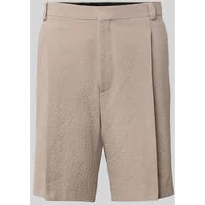wide fit chino short van katoenmix