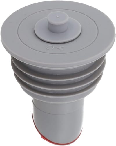 Afvoerplug - Riool afdichting - Geur en waterstop - Zeven lagen bescherming - 70-75 mm - Grijs