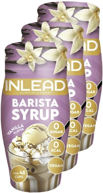 Inlead | Barista Syrup | Vanilla | 3 stuks | 3 x 65 ml