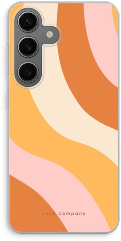Case Company® - Hoesje geschikt voor Samsung Galaxy S24 hoesje - Radiant - Soft Cover Telefoonhoesje - Bescherming aan alle Kanten en Schermrand