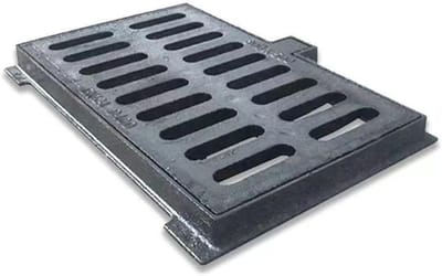 Afvoerrooster - Riootrooster Kanaalrooster - Water Afvoeren - Versterkt Draagvermogen - 300x500mm tot 800x800mm - Zwart