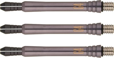 Titanium Dartschachten Zwart voor Alle Darts Standaard 2BA Schroefdraad