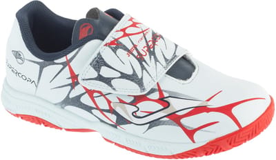 Joma Super Copa Jr 25 SCJW INV, voor een jongen, Wit, Indoorschoenen, maat: 28