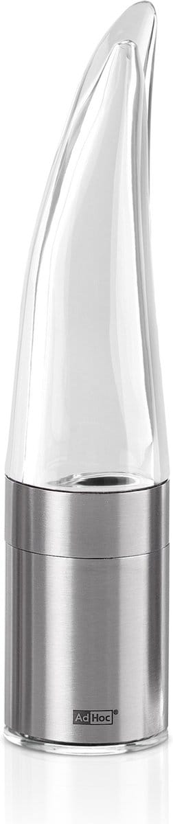 AdHoc Chilimolen Pepe - Kruidenmolen voor Gedroogde Pepers - RVS - 20.5 cm