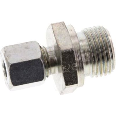 G 1/2'' Buitendraad x 8L Verzinkt Stalen Rechte Snijring Koppeling 315 Bar DIN 2353