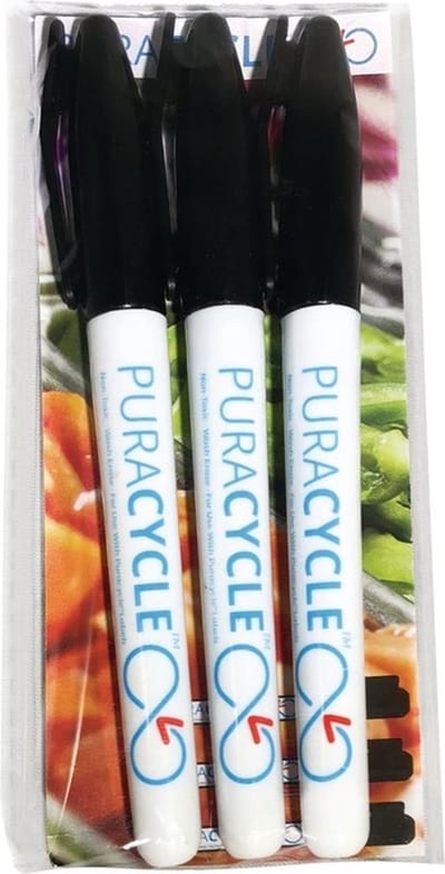 Puracycle Gifvrije Permanentmarkers Zwart FB284