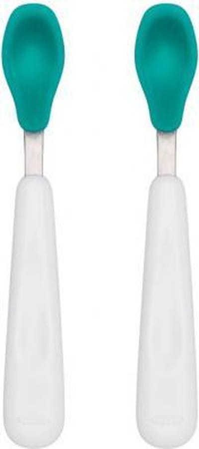 OXO tot Set voedingslepels - Babylepel - Lepel baby - Baby bestek - Baby servies - Teal