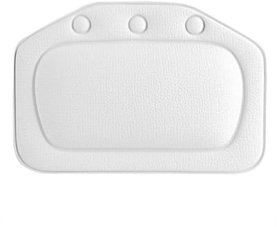 Dailygoods- Badkussen Zacht PVC - Hoofdsteun Badkuip - Nekkussen Bad - Badkussen met Zuignappen - Comfortabel Badkussen - Hygiënisch en Veilig - Badkussen Voor Badkuip