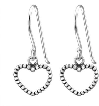 Montebello Oorbellen Oxana - 925 Zilver E-Coating - Hart - 25x8mm