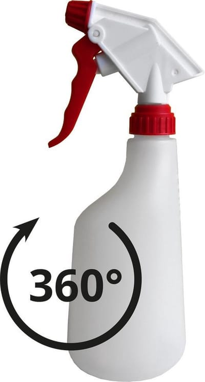 Mesto Trigger Sprayer 600ML - de drukspuit die ondersteboven is te gebruiken