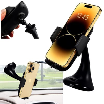 Autohouder Telefoon - Dashboard Telefoonhouder Auto met Zuignap voor Telefoons - Voorruit of Dashboard