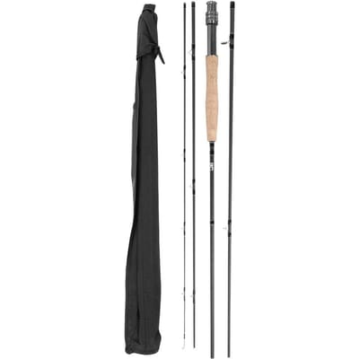 Canne à pêche à la mouche télescopique en fibre de carbone portable Accessoire d'équipement #7 8 black