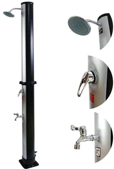 Tuindouche 20 liter - Zilver - Campingdouche en Zwembaddouche