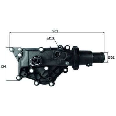 Thermostaat, koelvloeistof MAHLE TH 59 89
