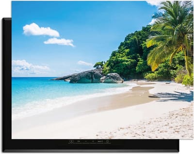 KitchenArt - Tropical Escape – Inductie Beschermer - 80x52 cm - Kookplaat Beschermer - Luxe Afdekplaat Inductieplaat - Anti-slip & Oprolbaar - Beschermmat Inductiekookplaat