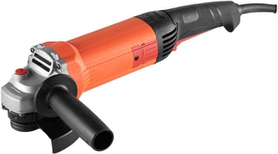 127 mm elektrische haakse slijper, 5,4 A, 10.000 tpm, snel draadgereedschap met verstelbare stofkap voor metaalbewerking, snijden en roestverwijdering (schijf niet inbegrepen)