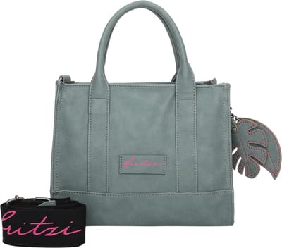 Fritzi aus Preußen Schoudertas Handtas Eco Square Crossbody Bag Leaf Groene