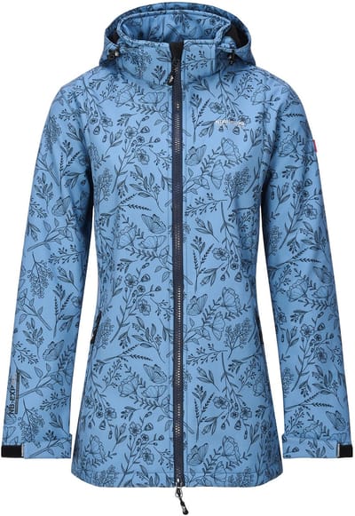 Nordberg Fleur Dames Softshell Ls06801-be - Kleur Blauw - Maat S