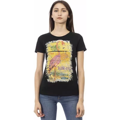 Flamingo Print T-Shirt Casual Stijl