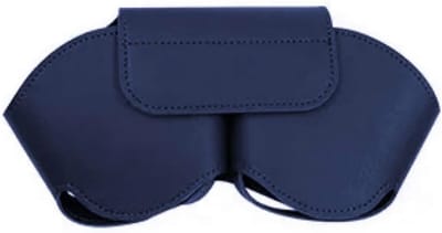 Accessoires voor hoesjes - Koptelefoonhoesje - Leren hoesje - Kras- en stofbestendige, draagbare reishoes - Stofbestendige reistas - Opbergtas voor koptelefoon - Compatibel met Apple Airpods Max Smart Case - Donkerblauw