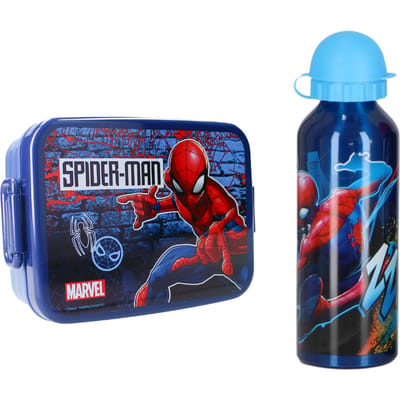 Spiderman lunchset; lunchbox en drinkfles