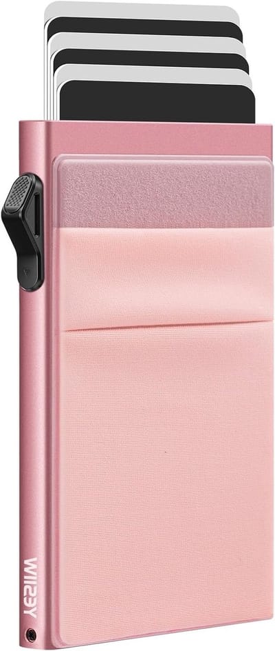 Pop-up Wallet met RFID Bescherming voor Veilig Bewaren van Creditcards en Pasjes