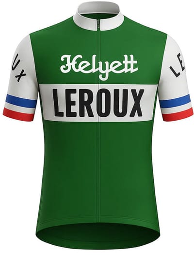 Retro Wielershirt Helyett Leroux - Gruppo Sportivo - M