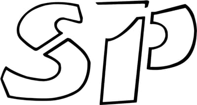 Piaggio Zip Stickerset - SP Stickers - Zwart