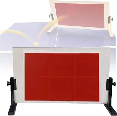 Tafeltennis Retourbord - Zelf Trainingsapparaat - Tafeltennis Oefenen - 360 Graden Verstelbaar - 66 x 33 cm - Niet gespecificeerd