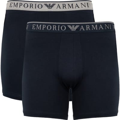 Emporio Armani Boxershorts 2 Pack Mannen blauw