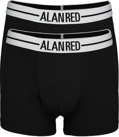 ALAN RED boxershorts (2-pack) - zwart - Maat: L