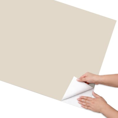 Coloray Meubel Wrap Folie - Beige Meubelfolie - 75x150 cm - Decoratiefolie Lichte steen - Meubel Wrap Folie - Minimalist Meubelfolie - Plakfolie Meubels - Keuken decoratie - Achtergronden en patronen